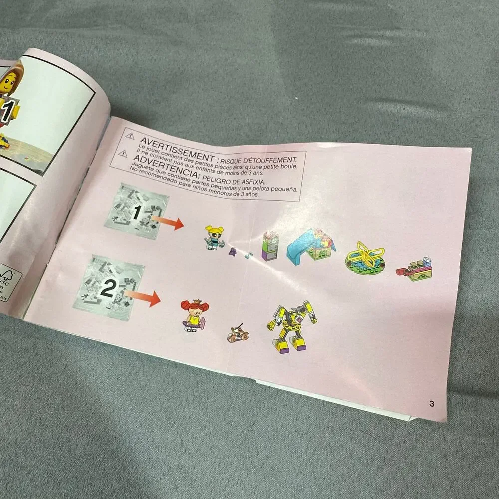 Lego 41287 Powerpuff Girls Bubbles' Playground Showdown Instruction Manual ONLY